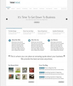 Trim Theme by Elegant Themes