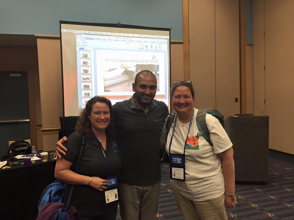 Chirag Patel with Laurie and Ashley