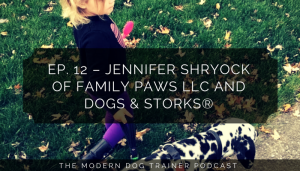 Ep. 12 – Jennifer Shryock of Family Paws™ LLC and Dogs & Storks®