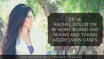 Ep 15 – Rachel Golub on In-Home Board and Trains and Aggression Cases